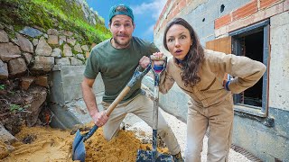 OUR CASTLE WALL GETS INDESTRUCTIBLE CONCRETE SUPPORTS 🏰