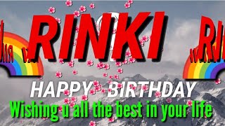 Happy Birthday rinki 🎂 🎉 🎊 🎁 🎈