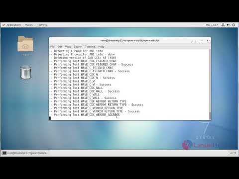 How to install OpenCV with python on CentOS7 | LinuxHelp Tutorials