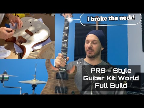 PRS Style - Guitar Kit World - Full Build and Demo