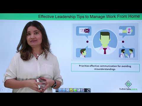 Effective Leadership tips to manage work from Home