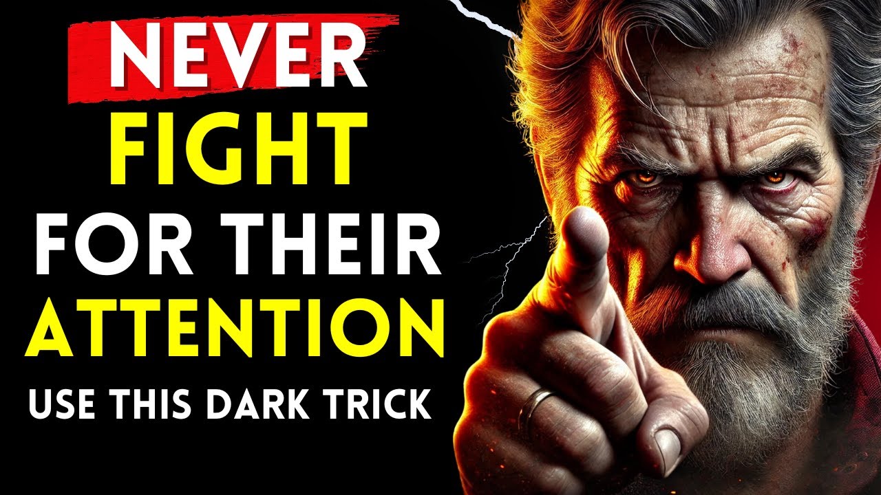 Never Fight for Their Attention! Do This Instead! - Stoicism