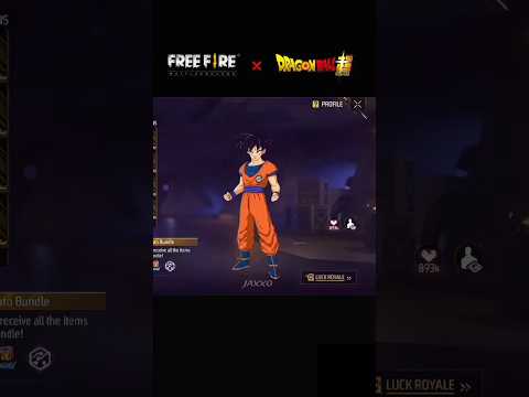 FREE FIRE  X DRAGONBALL ☠️🌪 #freefire #collaboration  #dragonball #trending