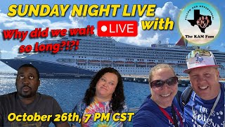 Newbie Cruisers | Sunday Night Live with The KAM Fam