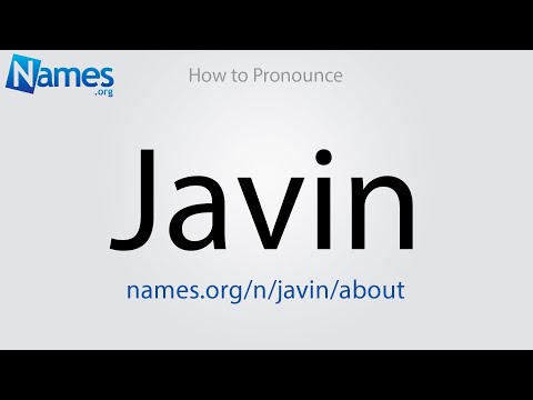 How to Pronounce Javin