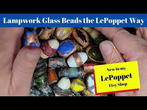 Lampwork Glass Beads: Copper Electroforming Class
