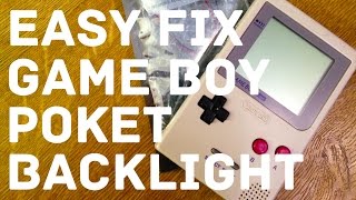 Game Boy Pocket + Backlight (Пошаговая установка)