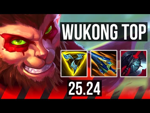 WUKONG vs TRUNDLE (TOP) | Grasp Of The Undying, Good KDA: 11/2/5 | NA Master | 25.24