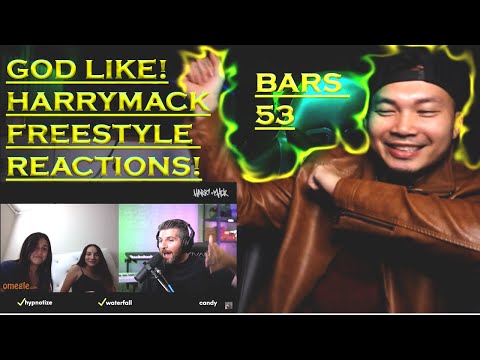 God LIKE! Freestyles | Harry Mack Omegle Bars 53(REACTIONS)