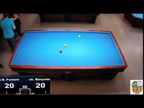 LLIGA CATALANA 3 BANDES 3ª. DIV  -  S.B. FOMENT MOLINS C  vs  S.B. BANYOLES