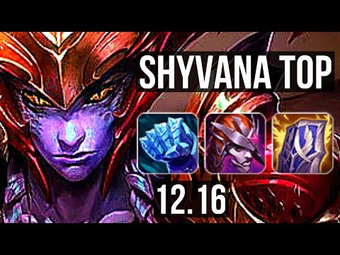 SHYVANA vs DARIUS (TOP) | 1.6M mastery, 7/2/7, 300+ games | EUW Diamond | 12.16