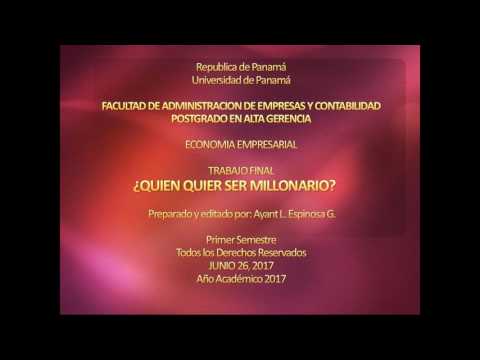 ¿Quién Quiere Ser Millonario? | PROFESOR ROBERTO AH. CHONG.