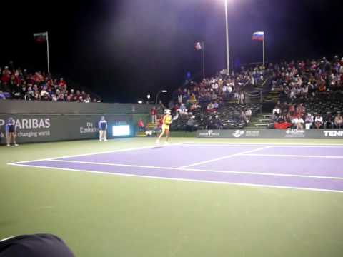 3/13/10 BNP Paribas Open R2 Ana Ivanovic vs Anastasija Sevastova