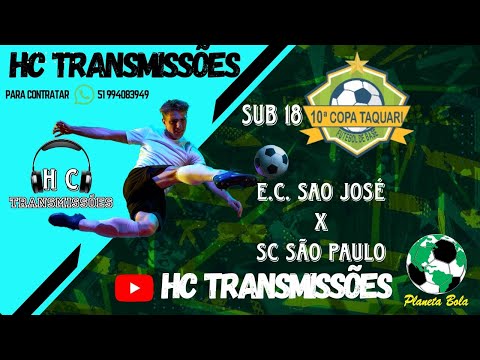 10°COPA TAQUARI #SUB 18# SÃO JOSÉ X SÃO PAULO