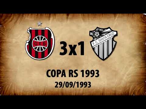 G.E.Brasil 3x1 Santa Cruz - Copa RS 1993