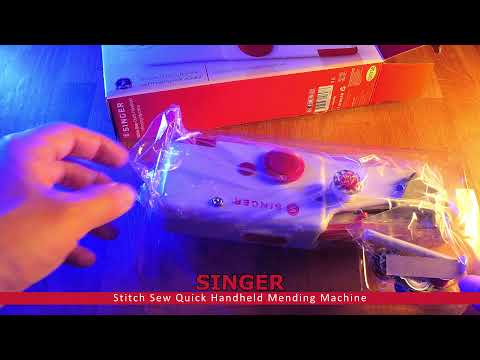 Singer Stitch Sew Quick Handheld Mending Machine | Unbox | 4K