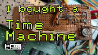 A Commodore VIC20 with a very strange attachement #vic20 #commodore #retrogaming #timetravel