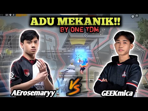 ADU MEKANIK!! BY ONE TDM ROSEMARY DAN MICA | PUBG MOBILE ESPORT