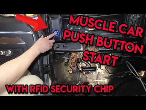 Installing A Push Button Ignition On A Muscle Car With RFID Security Chip