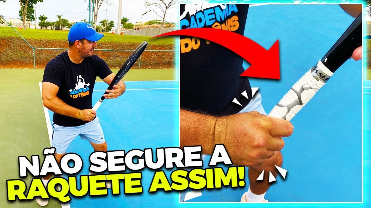 Você Está Matando Seu Tênis Segurando a Raquete Desse Jeito