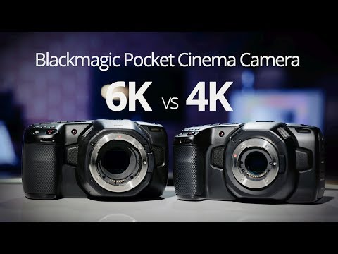 Blackmagic Pocket Cinema Camera 6K vs 4K Heads-up & Hands-on