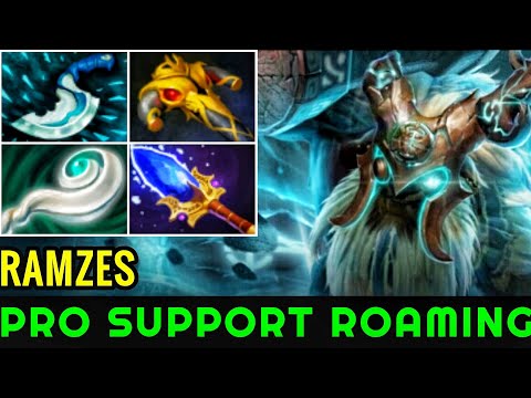Ramzes [Earthshaker] Crazy Pro Support Roaming Gameplay 7.22 Dota 2