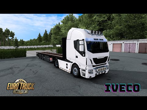 Ets2 1.53 Realistic driving Iveco Stralis HI-WAY 480 E6 + SFX Iveco Stralis AS440 Euro6 [sound mod]