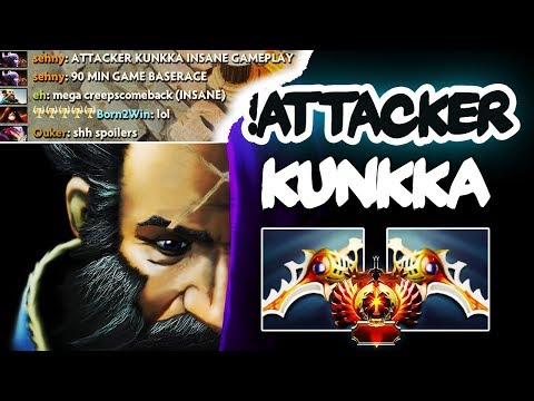 TI7 Winner Matu vs World's Best Kunkka !Attacker - CRAZY EPIC 2x Rapier Defense vs Megacreeps Dota 2