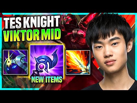 KNIGHT PICKS VIKTOR WITH NEW ITEM LUDEN'S TEMPEST! - TES Knight Plays Viktor Mid vs Sylas!