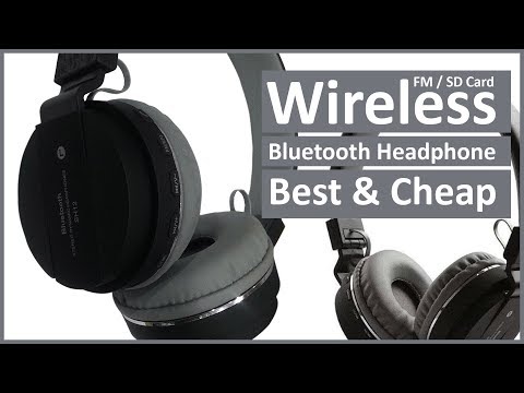 Unboxing SH12 Wireless Bluetooth Headphone with FM and SD Card Slot