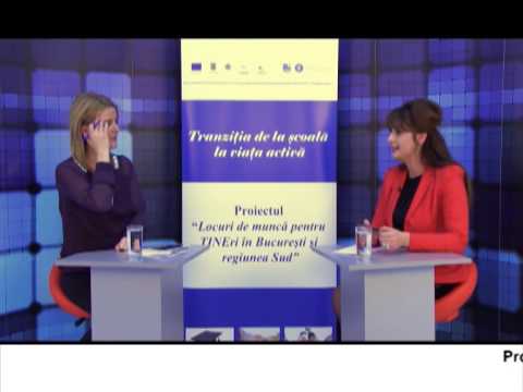 (VIDEO) Locuri de muncă pentru TINEri în București și regiunea Sud – CAMELIA SANDU (E10)