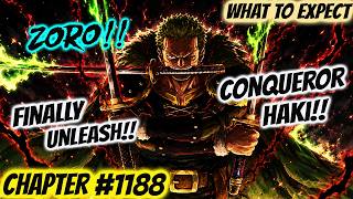 Yari Ka Ngaun Sommers! Zoro Conqueror Haki Unleash! | One Piece 1188 What to Expect