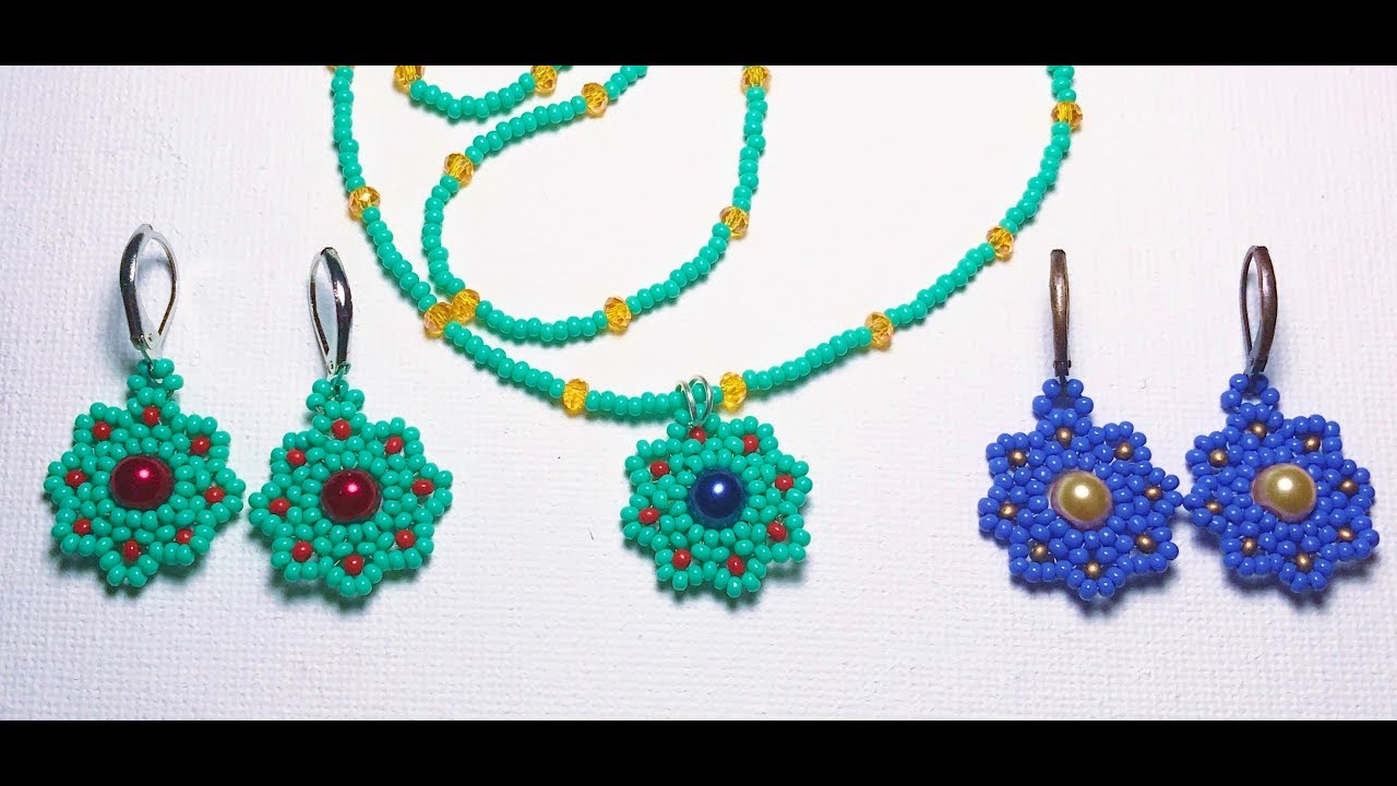 Beaded Jewelry set beebeecraft.com