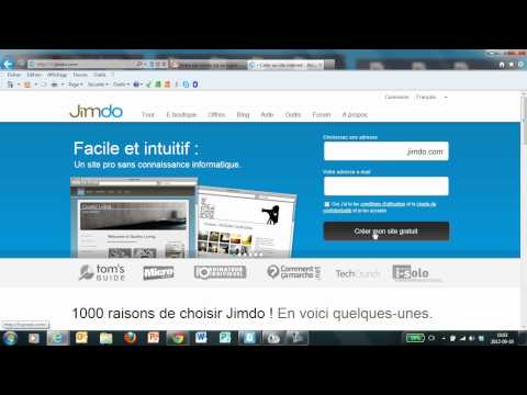 comment retrouver son site jimdo