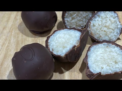 Home made Chocolate Covered Coconut Candy