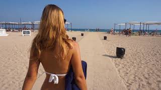 Крым. Лучший пляж в Евпатории с чистым морем и классным песком