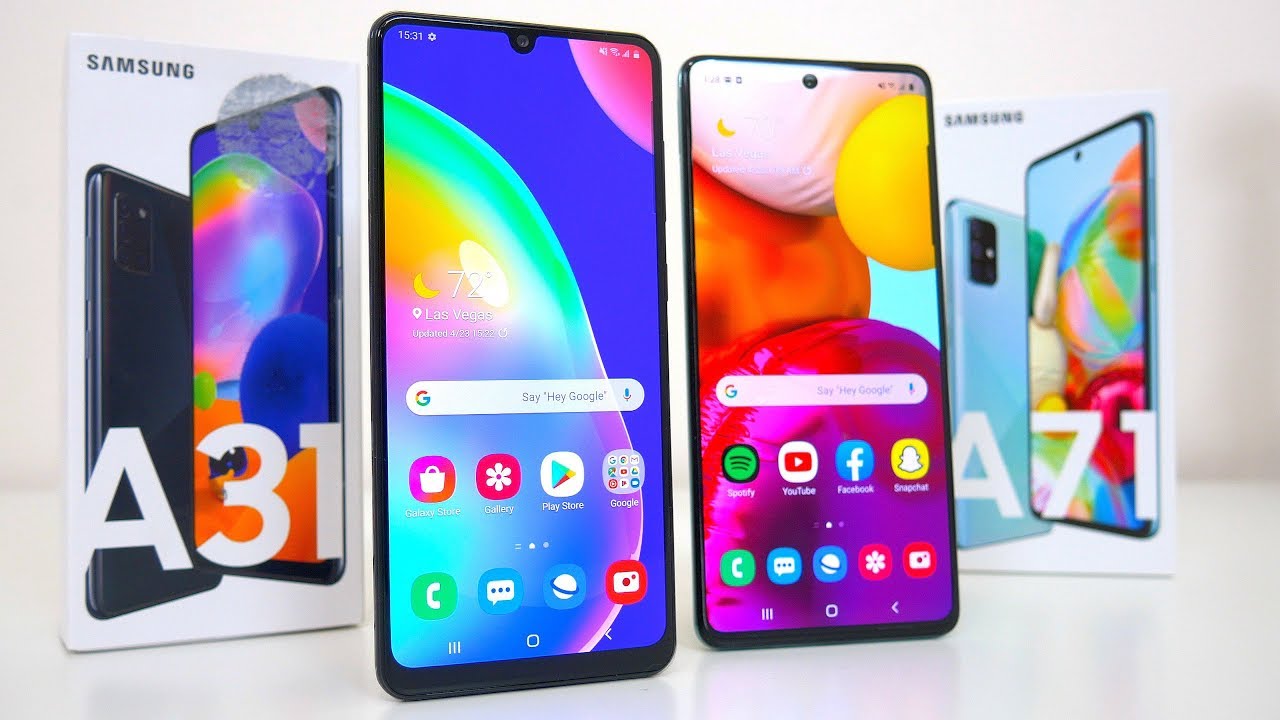 Samsung Galaxy A31 vs. Samsung Galaxy A71! Which One Is Better?