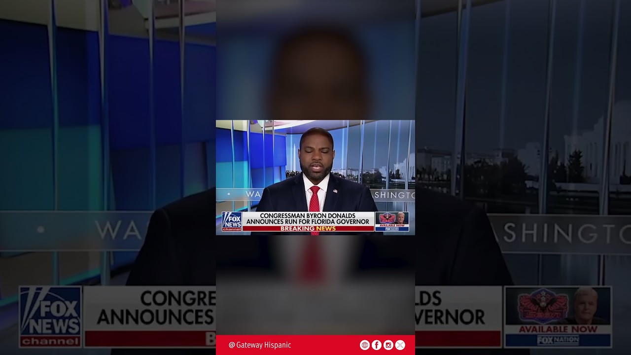Trump endorsed Congressman Byron Donalds announces candidacy for Florida Governor