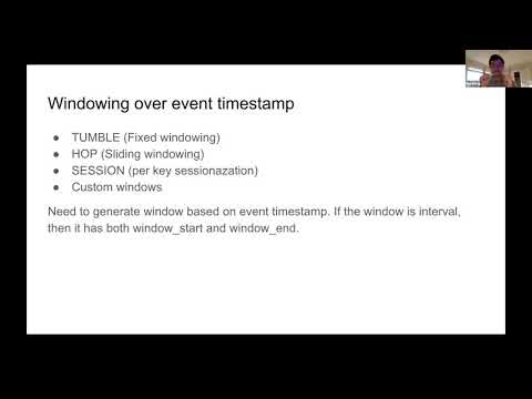 Apache Calcite streaming for event-time semantics