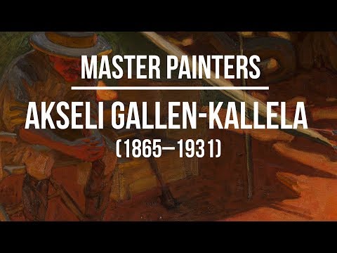 Akseli Gallen Kallela (1865-1931) A collection of paintings 4K Ultra HD