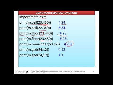 16 Mathematical Functions In Python Python Library Function Class 12 Computer Science