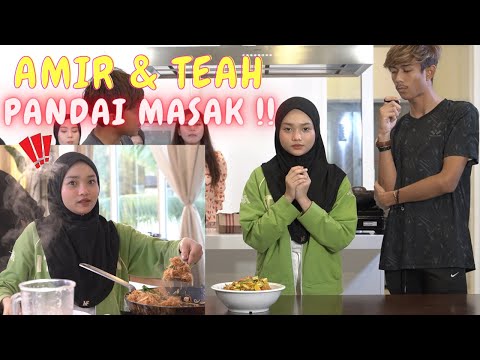 AMIR & TEAH MASAK BIHUN !! - 3 TEAM LAWAN MASAK !