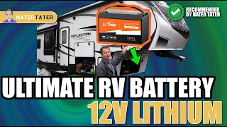 12V Lithium Battery Upgrade for Your 5th Wheel RV – LiTime 200 Amp & Zamp Solar Setup