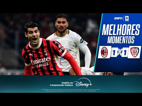 Gols e lances de Milan x Cagliari