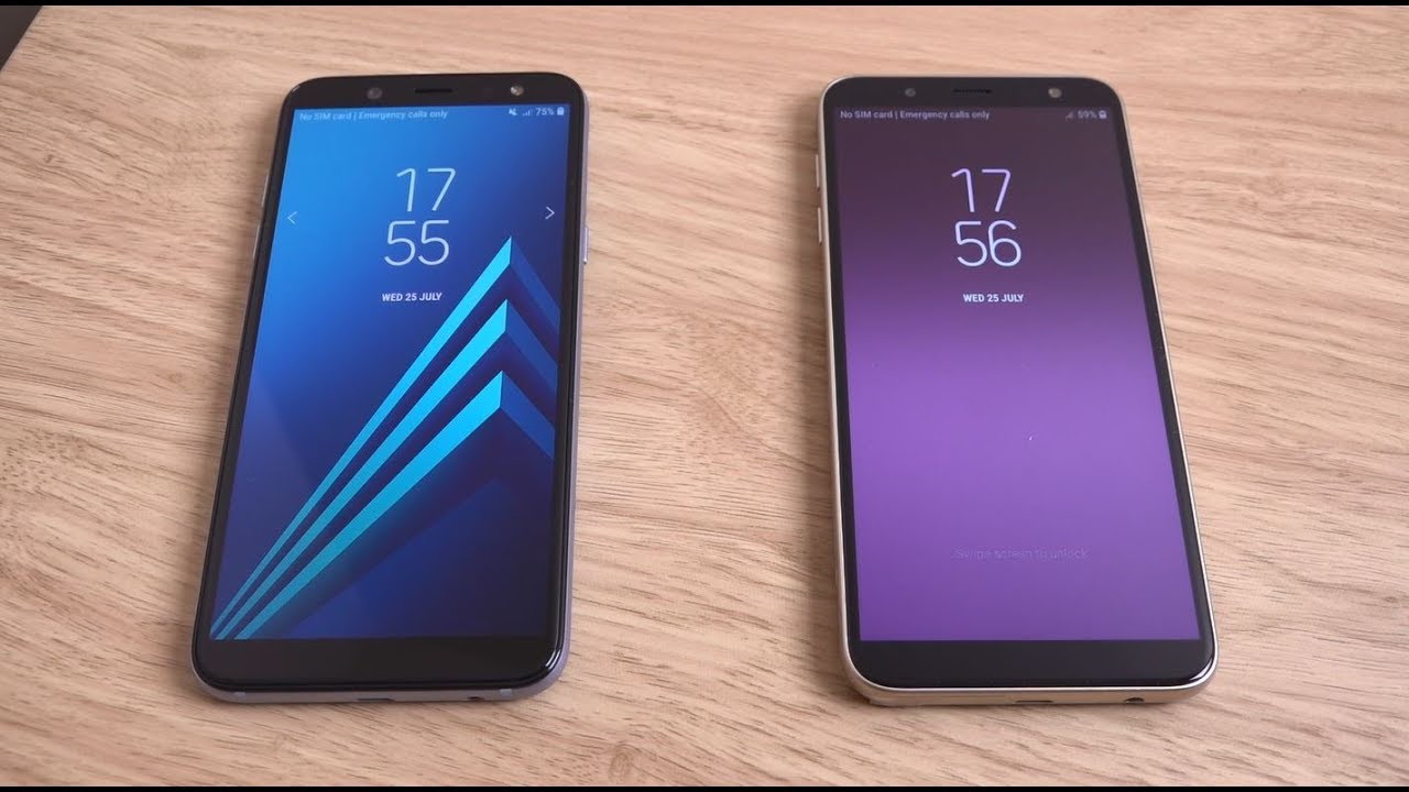 Samsung Galaxy A6 2018 vs J6 2018 - Speed Test!