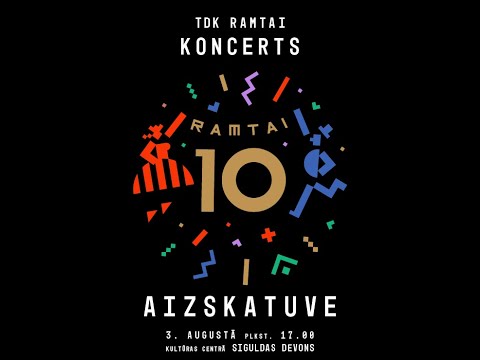 RAMTAI 10 gadu jubilejas koncerts "Aizskatuve" koncertzālē "Siguldas Devons" 2024. gada 3. augustā