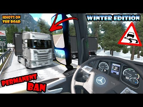 ★ IDIOTS on the road #54 - ETS2MP | Funny moments - Euro Truck Simulator 2 Multiplayer