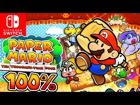 Paper Mario The Thousand Year Door (Nintendo Switch) - 100% Longplay Full Game Walkthrough Gameplay