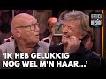 Wim aan Veronica Offside-tafel met Kees en Andy: 'Ik heb gelukkig wel m'n haar nog...'