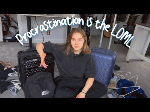 PACK WITH ME (Chicago) || I have a procrastination issue